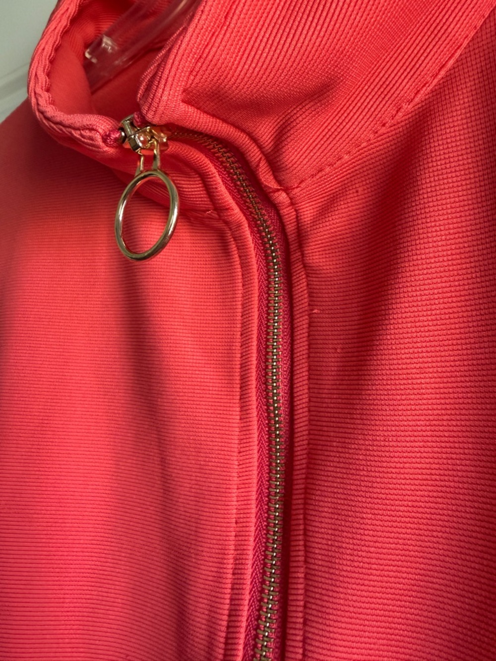 Entro Watermelon Half Zip Funnel Neck Sleeveless Pullover - Picture 5 of 8